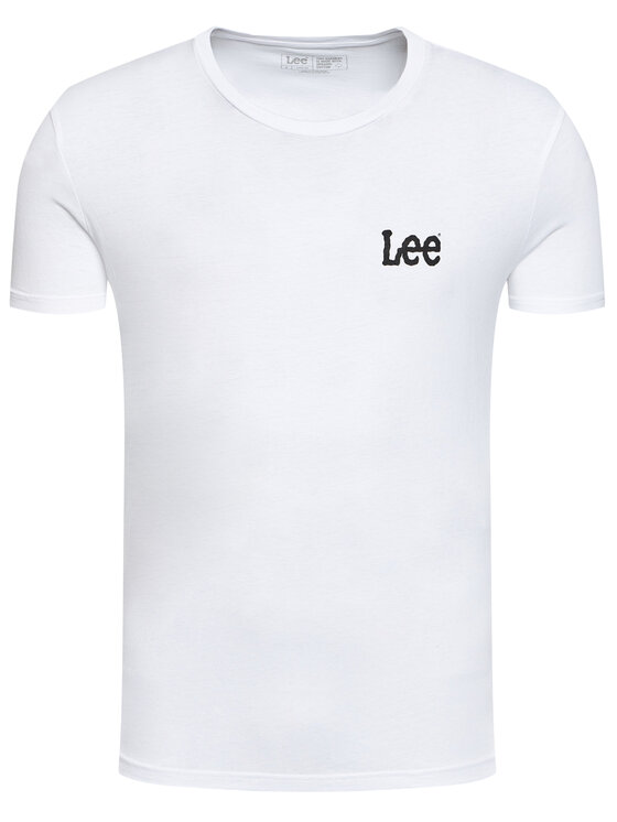 Lee Lee Set di t-shirt Crew Neck Graphic L65RAIKW 112140524 Bianco Slim Fit