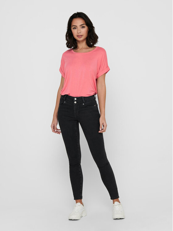 ONLY ONLY T-Shirt 15106662 Różowy Regular Fit