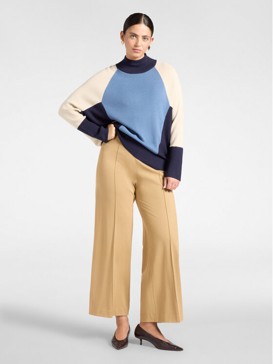 Elena Mirò Elena Mirò Sweter M057Z000819N0B2 Niebieski Over Fit