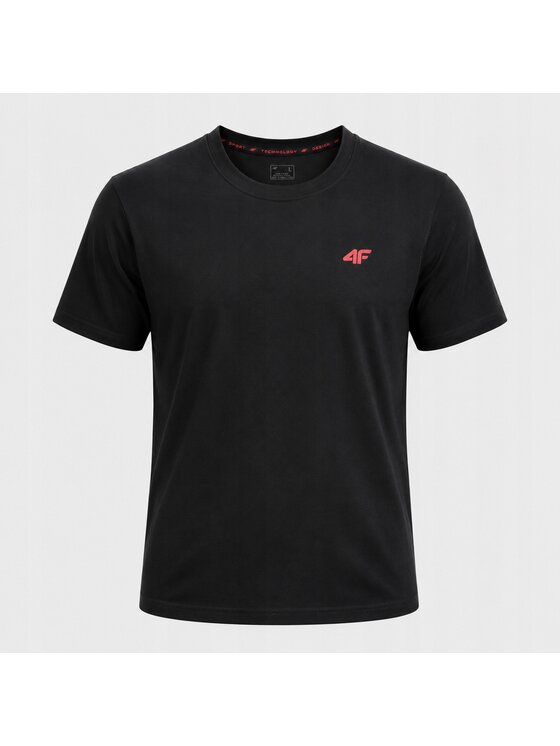 4F 4F T-Shirt Z-MIX-3 Czarny Regular Fit
