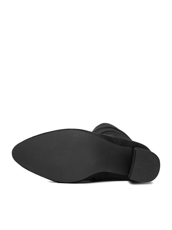 DeeZee DeeZee Kozačky SQ856-2-BLACK SU Černá