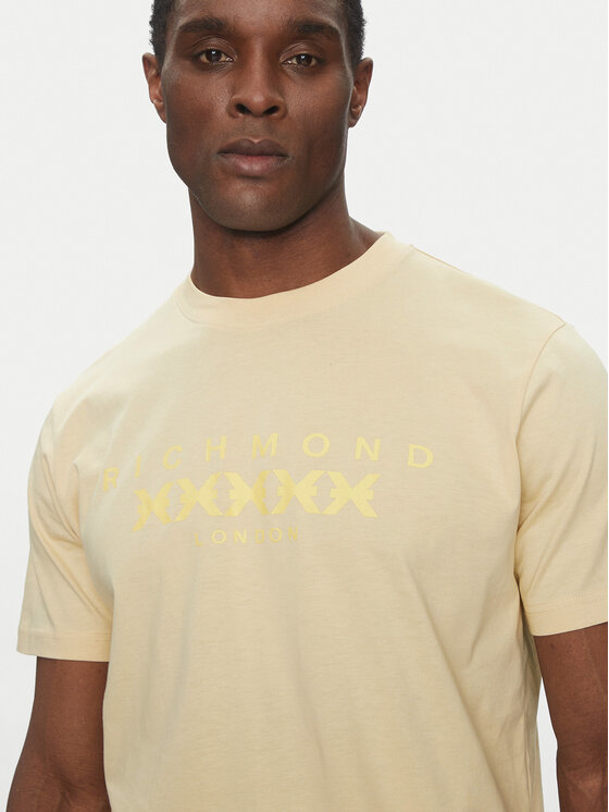 Richmond X Richmond X T-särk UMP25004TS Beež Regular Fit