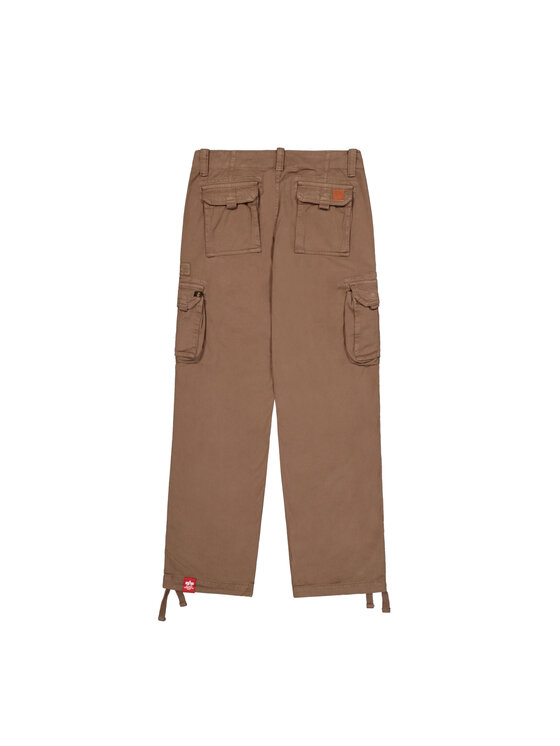 Alpha Industries Alpha Industries Kalhoty z materiálu AI.101212-183-32 Hnědá Straight Leg