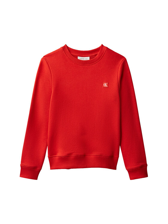Calvin Klein Jeans Calvin Klein Jeans Bluza Mono Mini Badge IU0IU00570 Czerwony Regular Fit