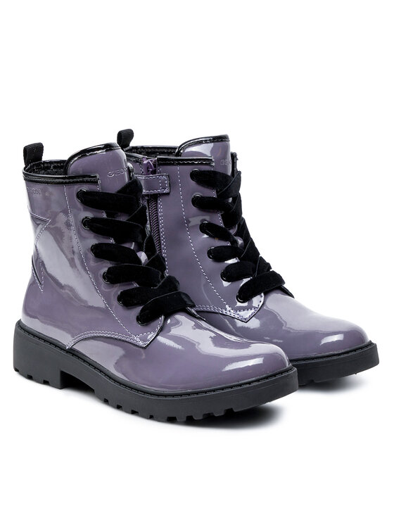 Geox Geox Kozaki Jr Casey J9420G 000HH C8016 S Fioletowy