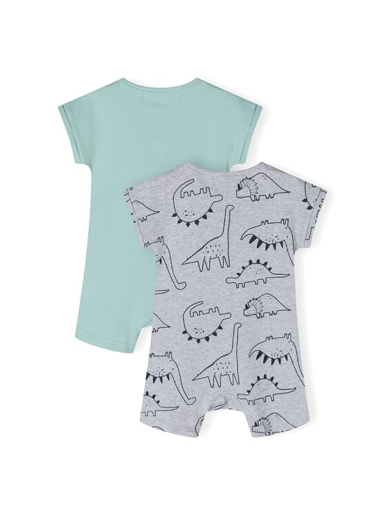 MINOTI MINOTI Komplet 2 par pajacy 24babypack25 Szary