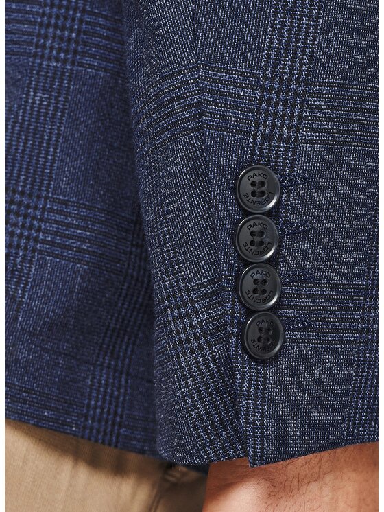 Pako Lorente Pako Lorente Marynarka P26SP-3X-020 Granatowy Slim Fit