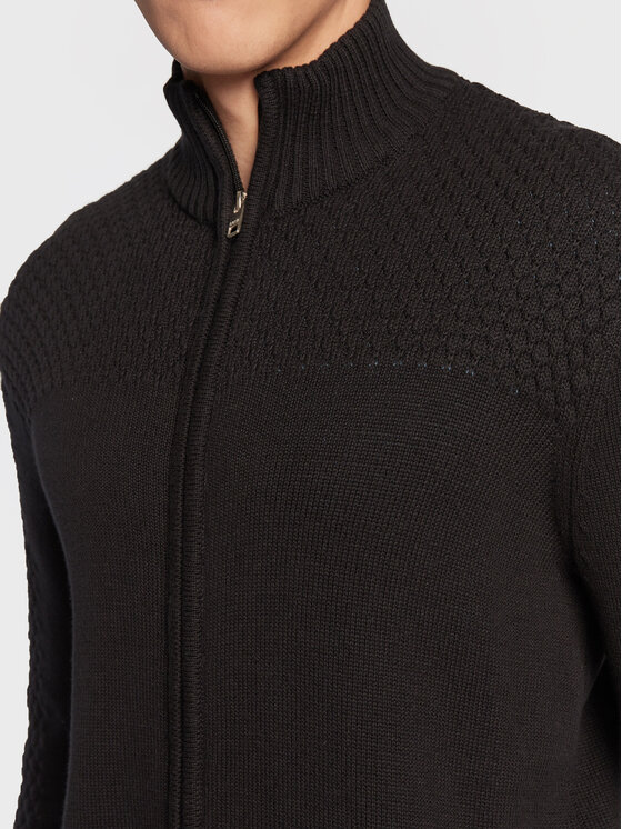 Solid Solid Кардиган Clive 21107144 Чорний Regular Fit