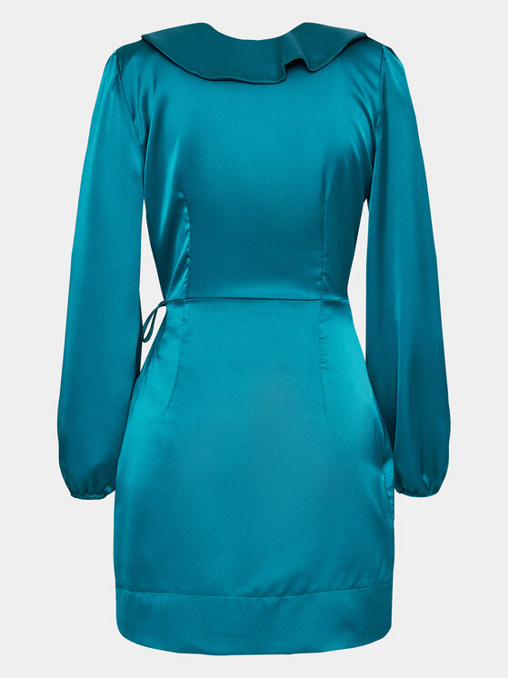 Please Please Коктейлна рокля A1NKOG1000 Зелен Regular Fit