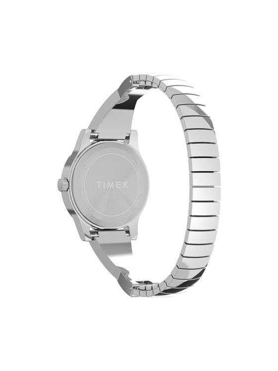 Timex Timex Zegarek Main Street TW2Y39400 Srebrny