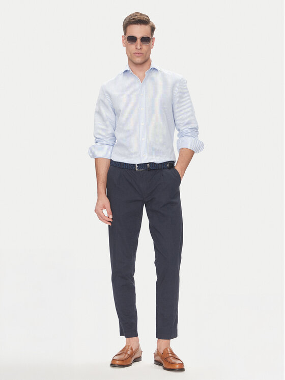 Baldessarini Baldessarini Πουκάμισο B3 10012.3710 Γαλάζιο Regular Fit