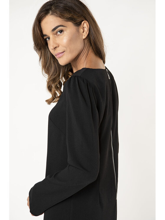QUIOSQUE QUIOSQUE Každodenné šaty YOUNG DRESS Čierna Regular Fit
