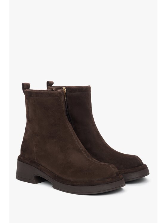 Estro Estro Členková obuv ER00118228 Hnedá