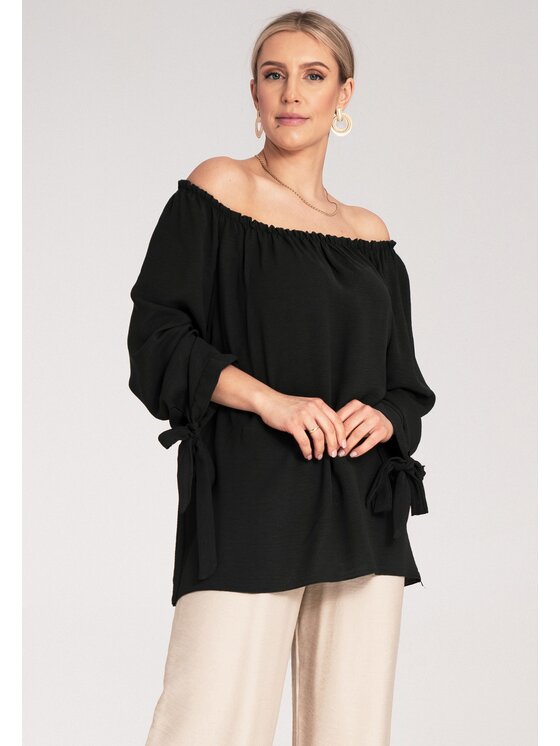 FIGL FIGL Blusa M1133 Nero Regular Fit