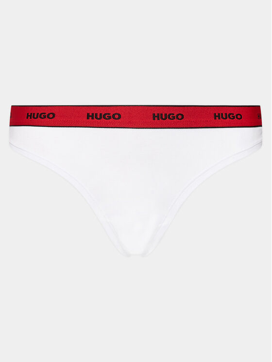 HUGO Hugo Sada 3 kusů string kalhotek 50480150 Barevná