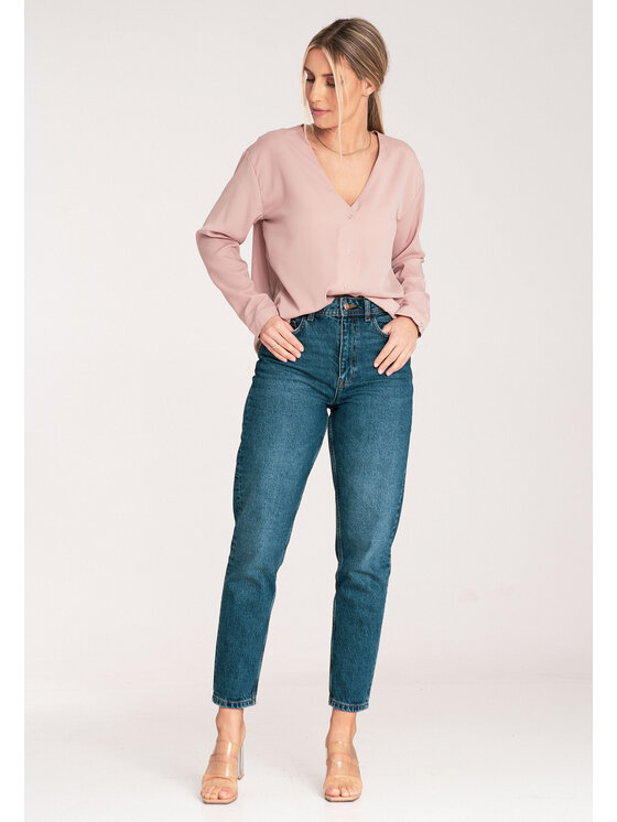 FIGL FIGL Koszula M1070 Beżowy Regular Fit