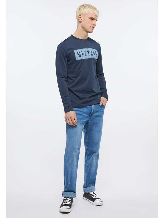 Mustang Mustang T-shirt ADRIAN C Blu Regular Fit