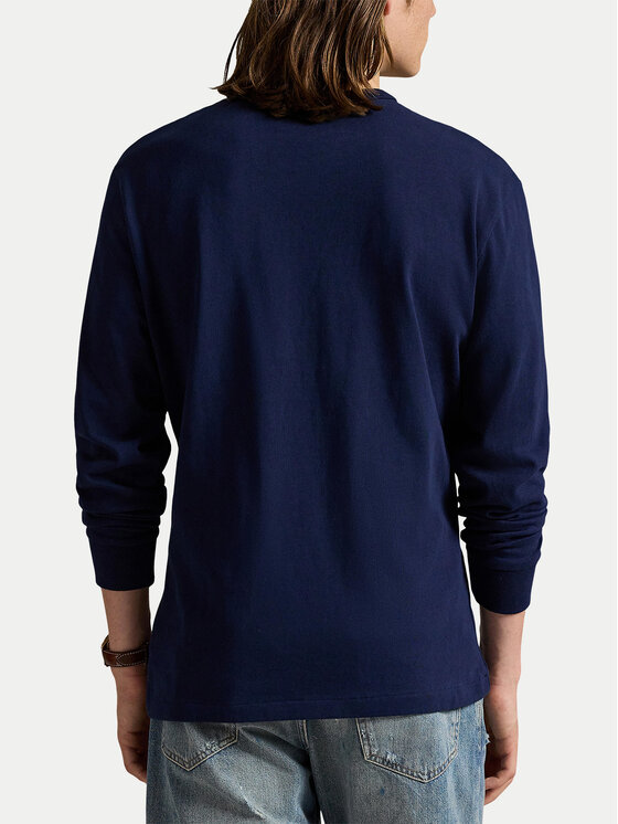 Polo Ralph Lauren Polo Ralph Lauren S dlhými rukávmi 710970697003 Tmavomodrá Classic Fit