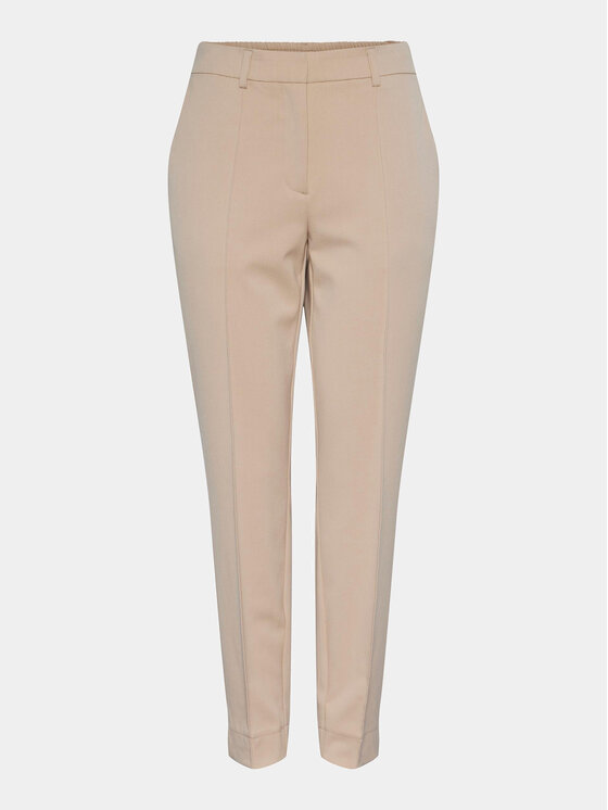 YAS YAS Chino hlače Scoop 26032835 Bež Regular Fit