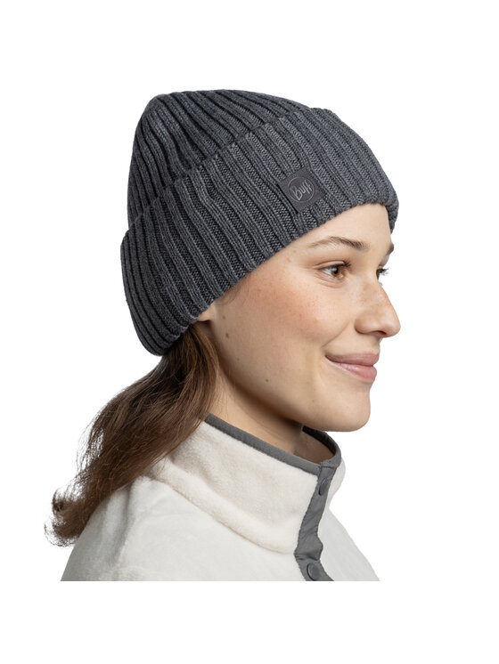 Buff Buff Berretto Knitted Erviny Beanie Grigio