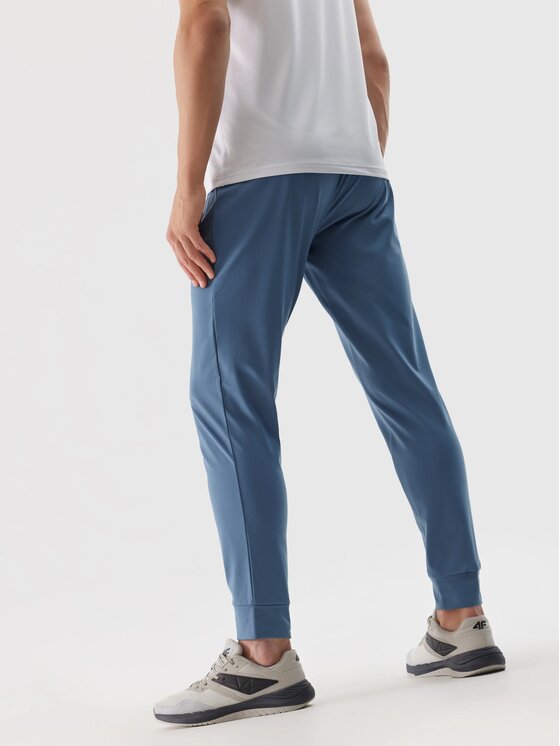 4F 4F Bavlnené nohavice 4FWSS24TFTRM452-32S Modrá Regular Fit