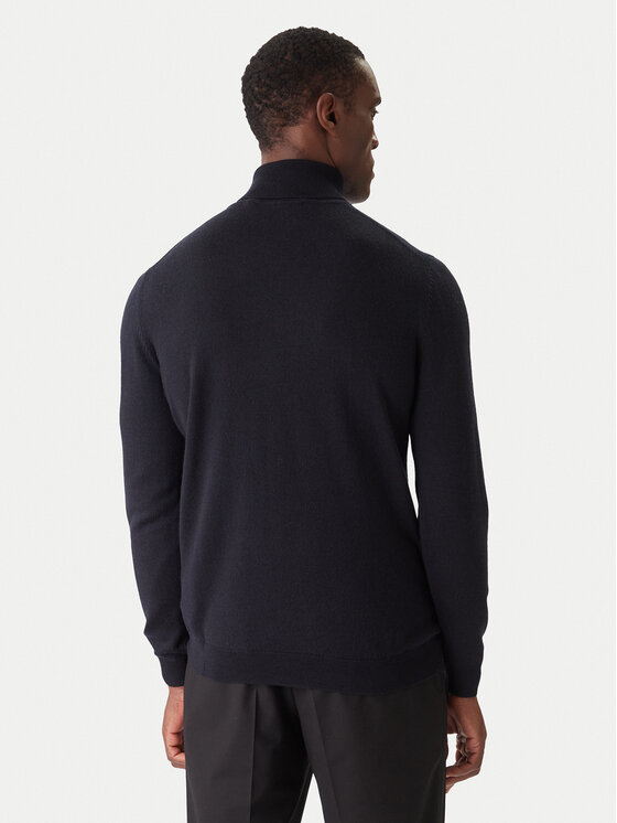 KARL LAGERFELD KARL LAGERFELD Bluză cu gât 655058 554399 Bleumarin Regular Fit