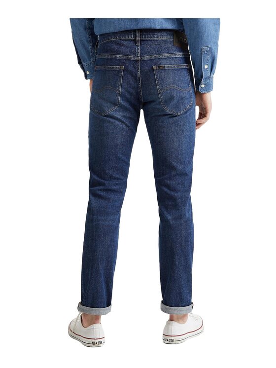 Lee Lee Jeansy L707KNDD Granatowy Regular Fit