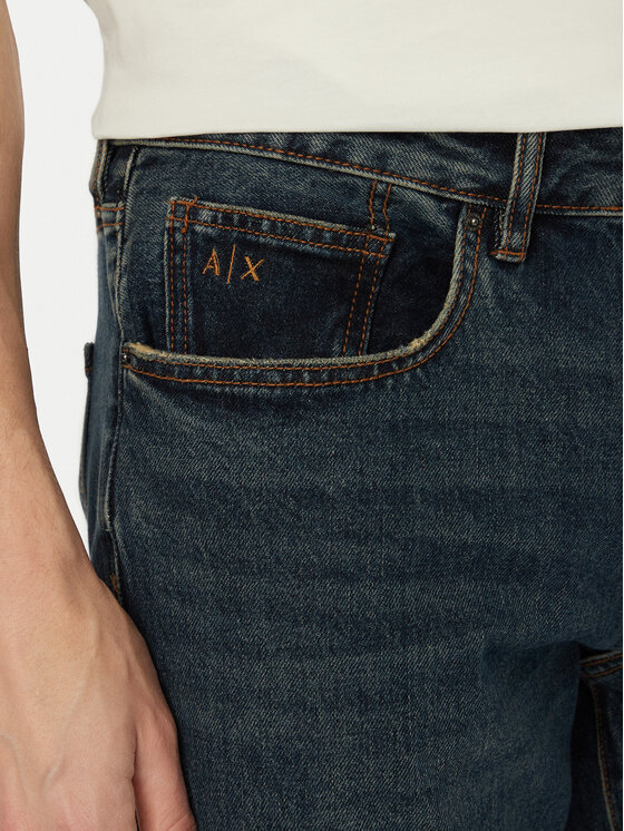 Armani Exchange Armani Exchange Teksad XM000049 AF24460 MB001 Tumesinine Slim Fit