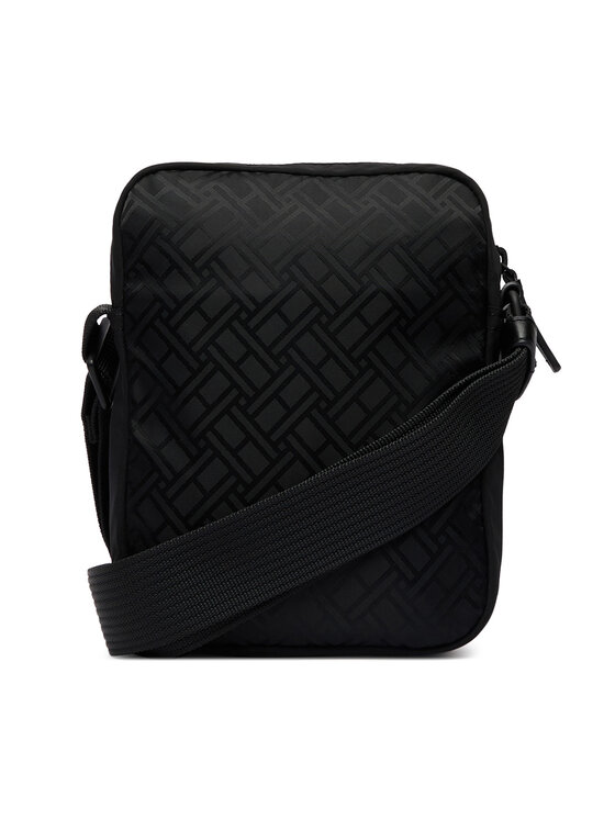 Tommy Hilfiger Tommy Hilfiger Somiņa Th Nylon Jaquard Mini Reporter AM0AM14412 Melns