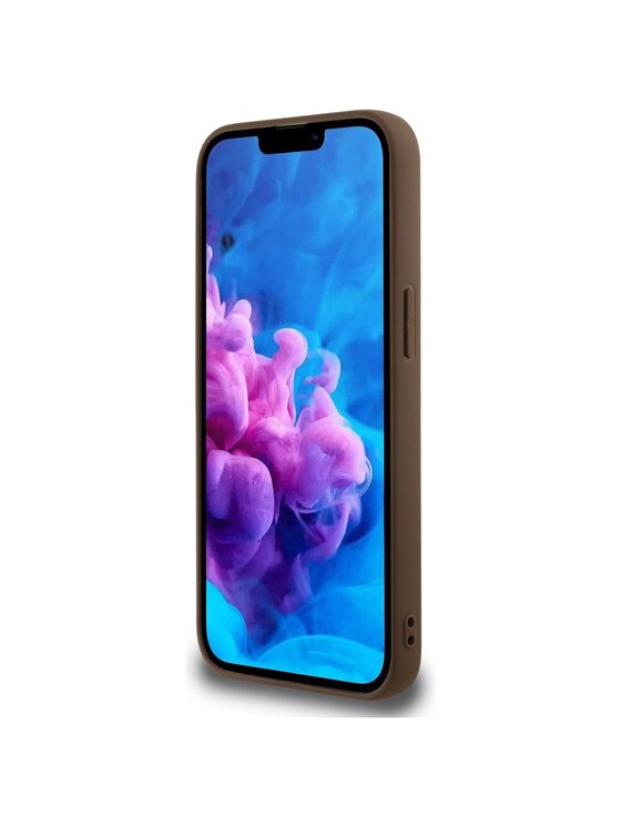 Guess Guess Etui na telefon iPhone 16e Brązowy