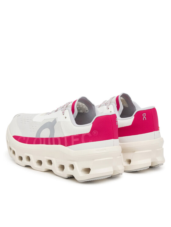 On On Buty do biegania Cloudmonster 3WD1010 Biały