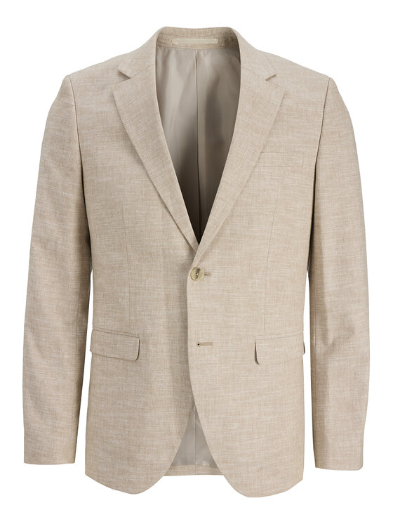 Jack&Jones Jack&Jones Σακάκι Riviera 12228721 Μπεζ Slim Fit