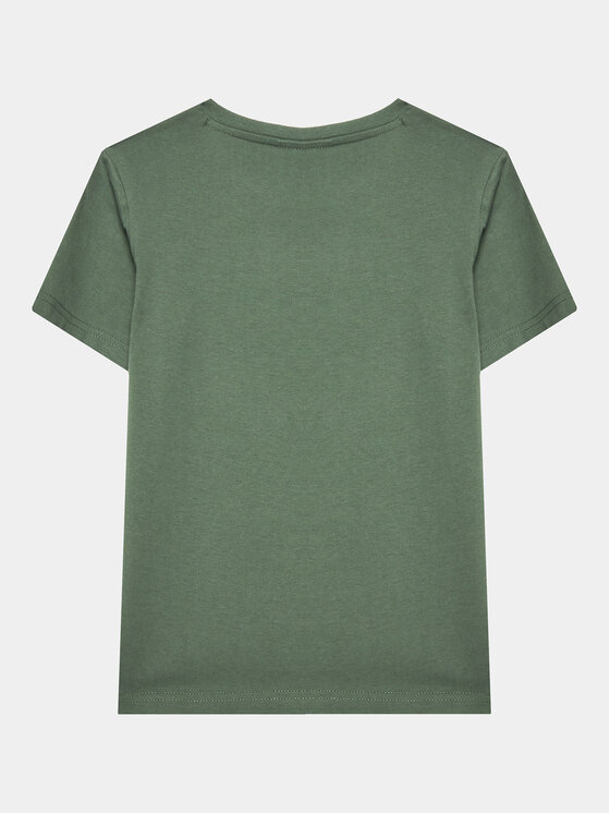 Champion Champion T-Shirt 306362 Zielony Regular Fit