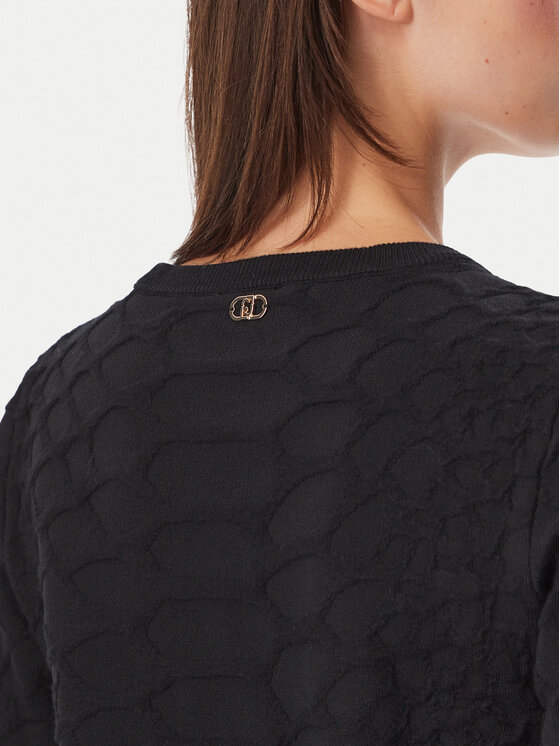 Liu Jo Sport Liu Jo Sport Pulover TF6183 MS49I Negru Regular Fit