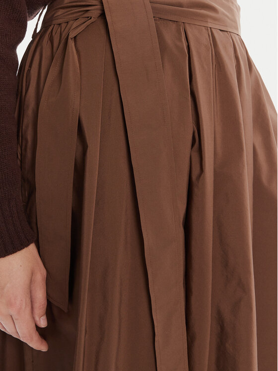 Weekend Max Mara Weekend Max Mara Trapezno krilo Zarda 2525106031 Rjava Regular Fit