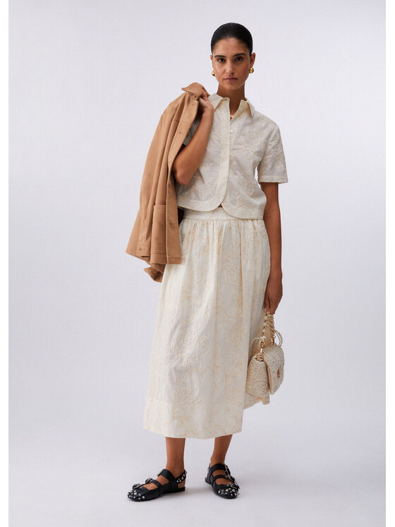 Liu Jo Liu Jo Gonna maxi WA6455T472AP9417 Viola Regular Fit