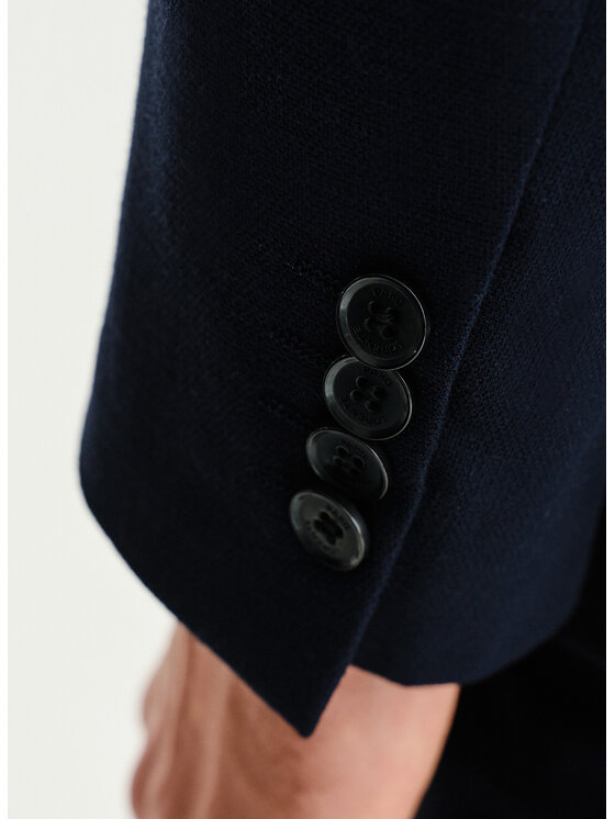 Pako Lorente Pako Lorente Marynarka P25SF-3G-012 Granatowy Slim Fit
