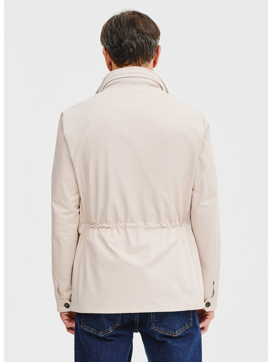 Pako Lorente Pako Lorente Kurtka przejściowa P25SF-5X-001 Beżowy Classic Fit