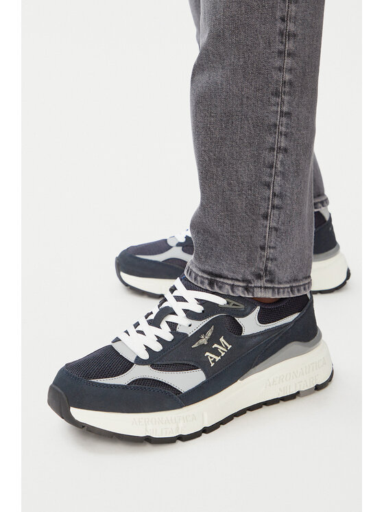 Aeronautica Militare Aeronautica Militare Tenisice 252SC0318UCT04248 Tamnoplava