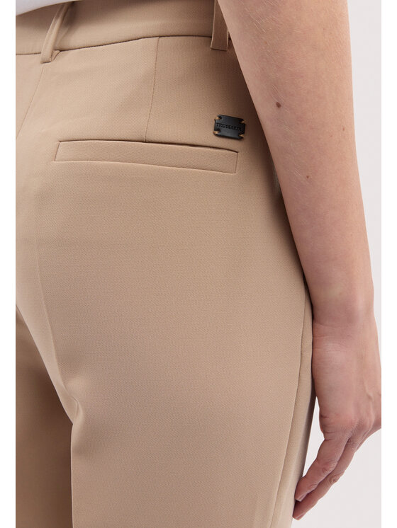 Trussardi Trussardi Pantaloni di tessuto P231A002412N012 Crema Regular Fit