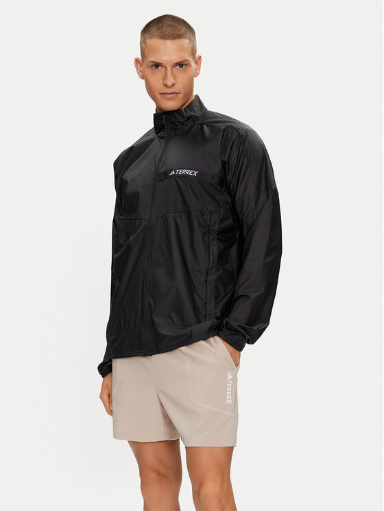 adidas adidas Αντιανεμικό Terrex Multi Windbreaker HM4031 Μαύρο Regular Fit