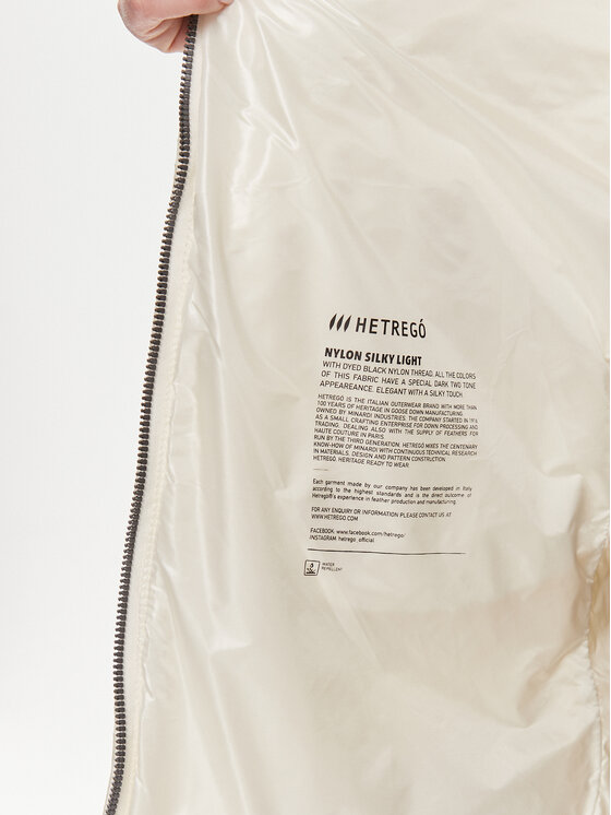 Hetregó Hetregó Μπουφάν πουπουλένιο Hanna 8M602F 22WD02 Εκρού Regular Fit