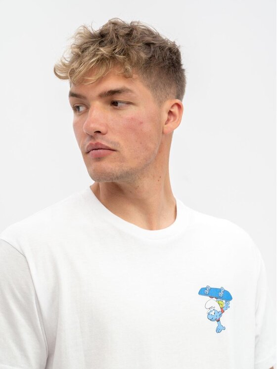 Smerfy Smerfy T-Shirt 111882 Biały Regular Fit