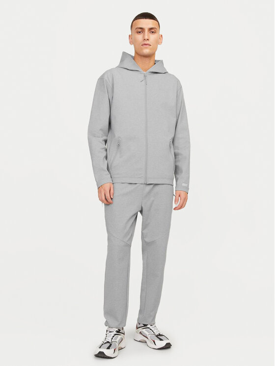 Jack&Jones Jack&Jones Majica dugih rukava Cloud 12253764 Siva Relaxed Fit