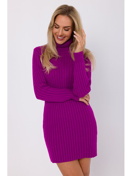 Made of Emotion Made of Emotion Vestito di maglia M770 Viola Modern Fit