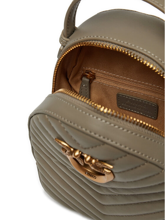PINKO Rucksack Love Click Mini Backpack AI 24 25 PLTT 103614 A1J2 Beige