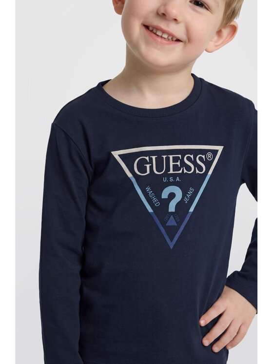 Guess Kids Guess Kids T-Shirt 185356 Niebieski Classic Fit