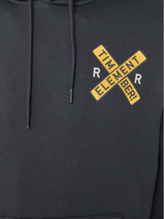Element Element Sweatshirt Timber Signs Po ELYSF00313 Schwarz Regular Fit