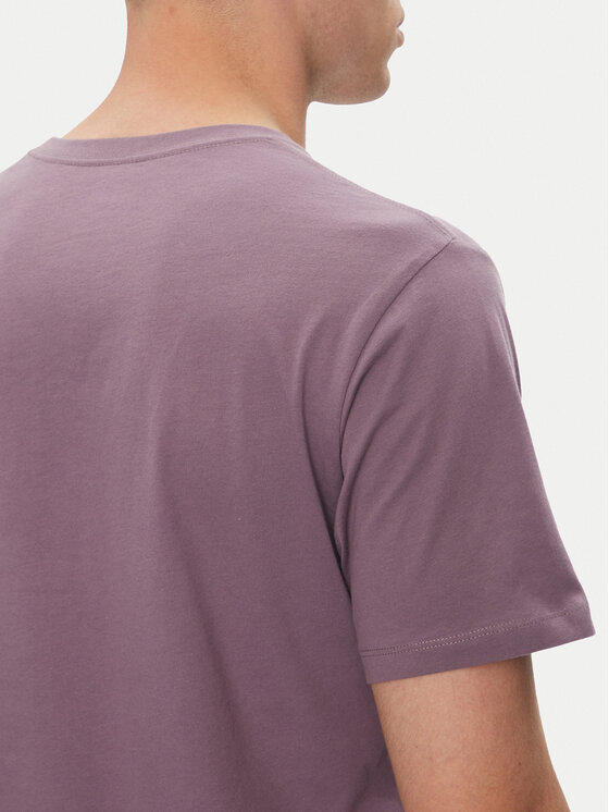 Pepe Jeans Pepe Jeans T-Shirt Eggo N PM508208 Fioletowy Regular Fit