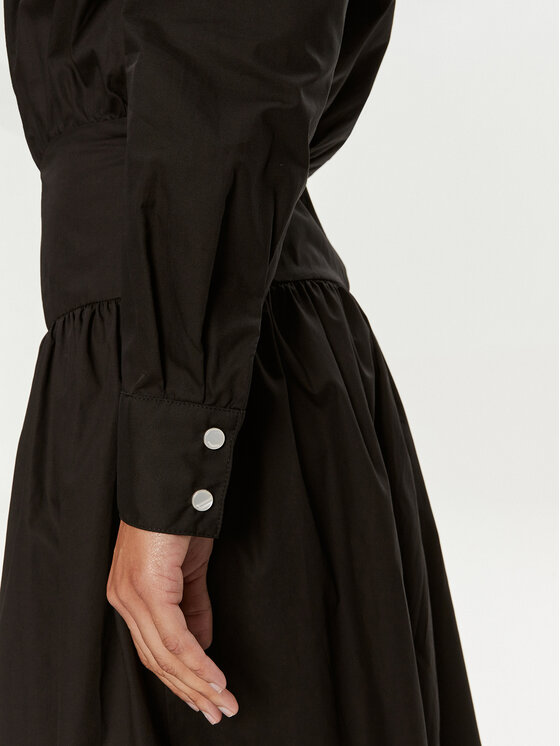 PINKO Pinko Sukienka koszulowa Hazzard 103630 A1X8 Czarny Regular Fit